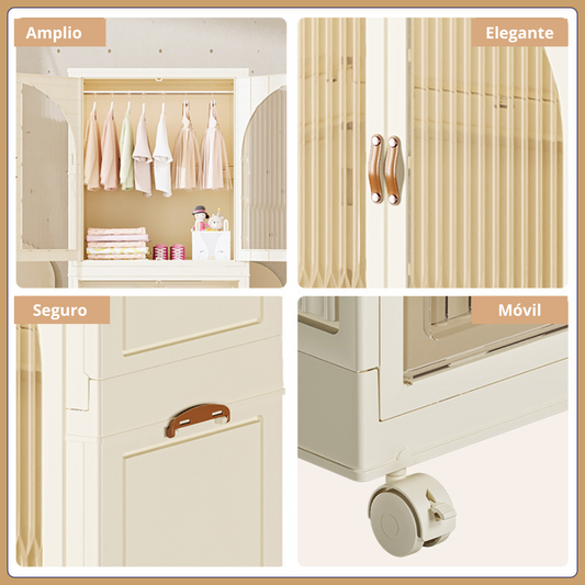 Armario Plegable de 3 Niveles